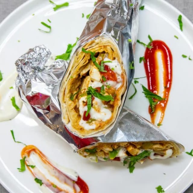 Paneer Tikka Roll.