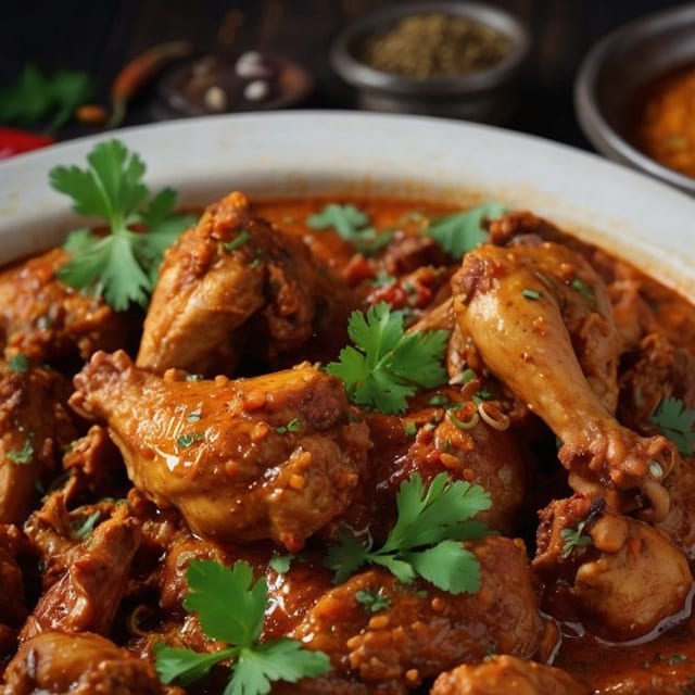 Kadai Chicken.